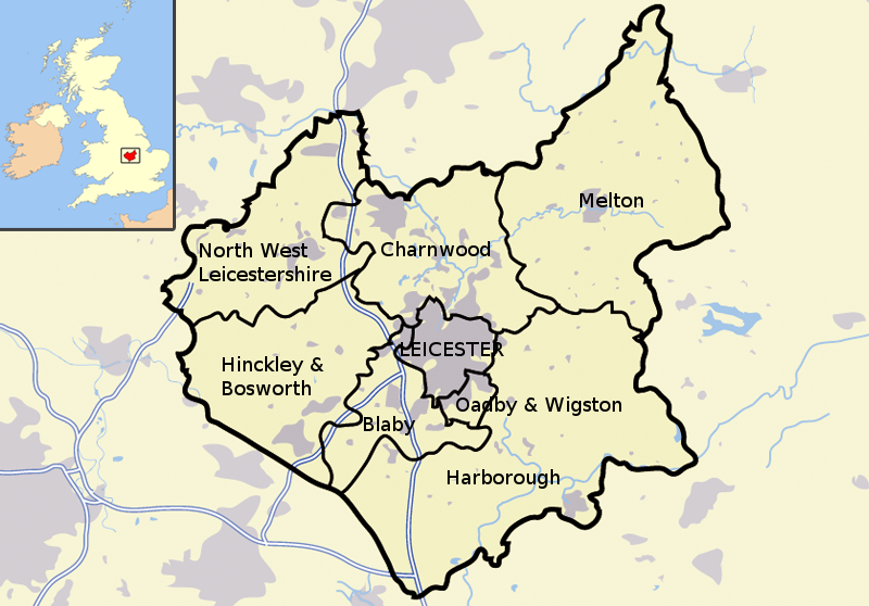 map-leicestershire-districts